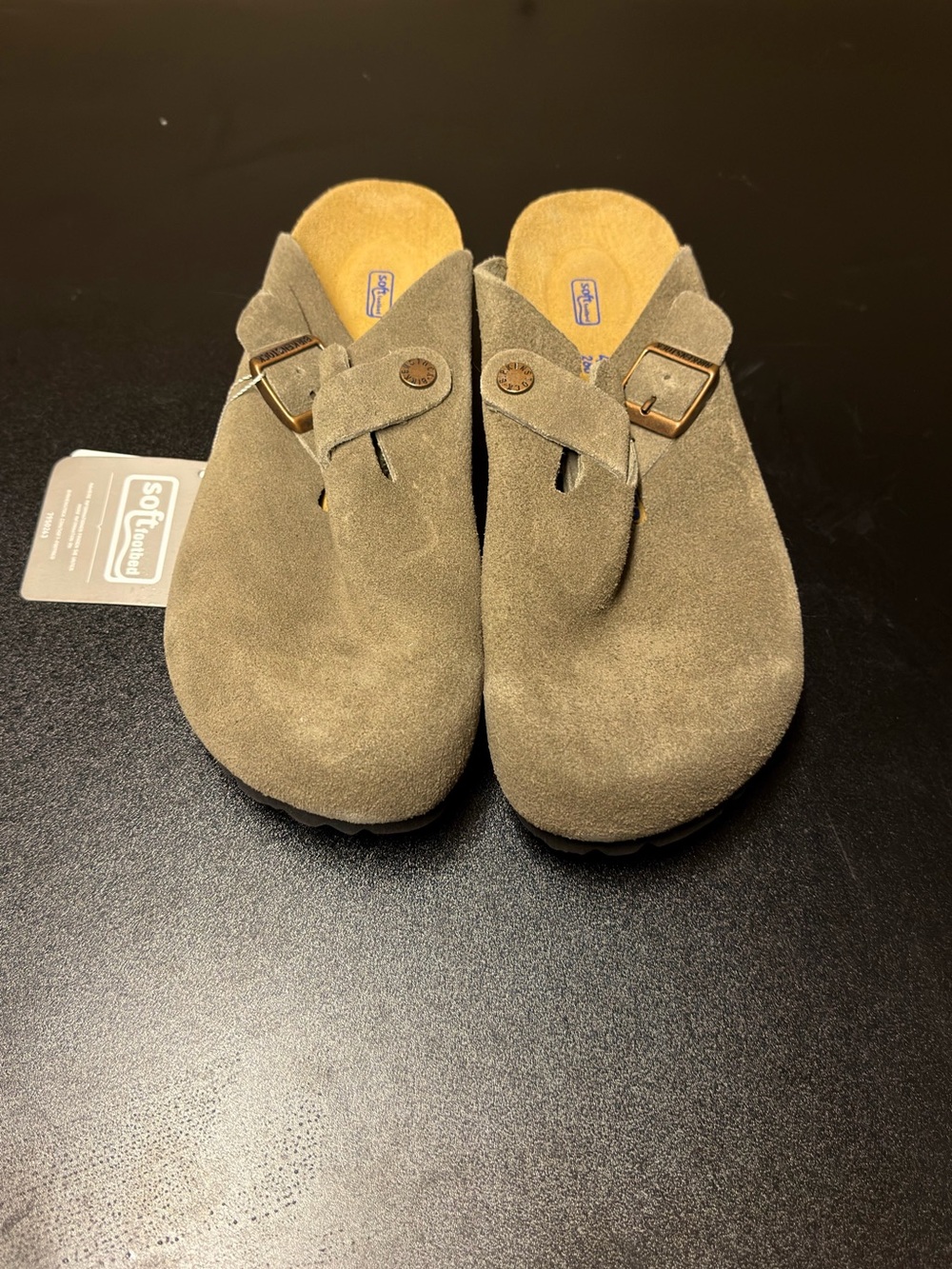 Birkenstock Boston Clog Taupe Women’s Size 7 8 9 - Picture 2 of 4